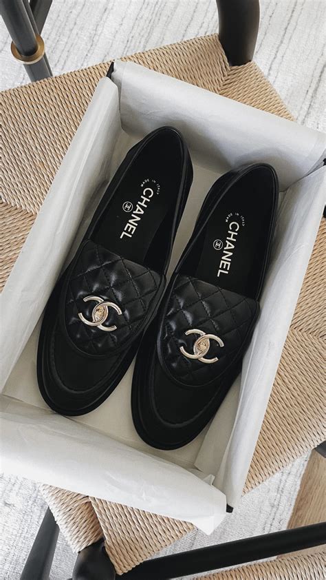 chanel loafers quilted|chanel moccasin loafer.